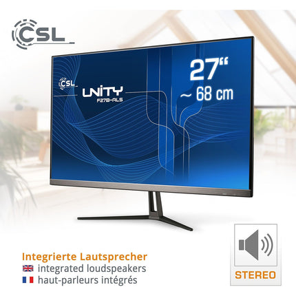 Ordinateur tout-en-un CSL-COMPUTER Unity F27B-ALS/256Go/16Go/Win11Pro