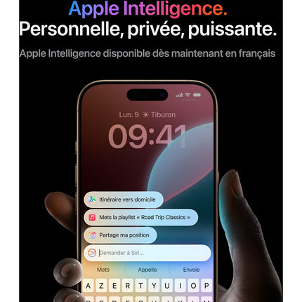 Smartphone APPLE iPhone 16 Pro Titane Noir 256Go Reconditionné