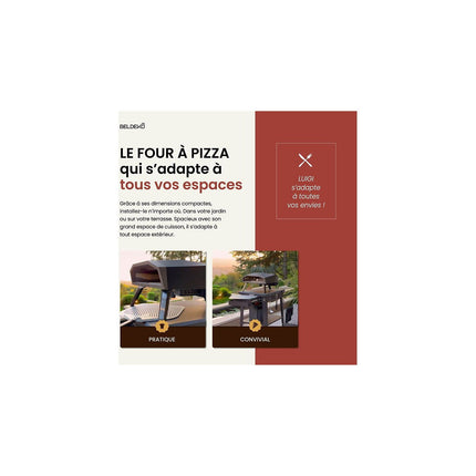 Four à pizza gaz BELDEKO LUIGI