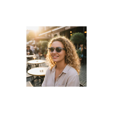 Lunettes connectées PRIXTON Full HD avec Assistant IA, Transparent