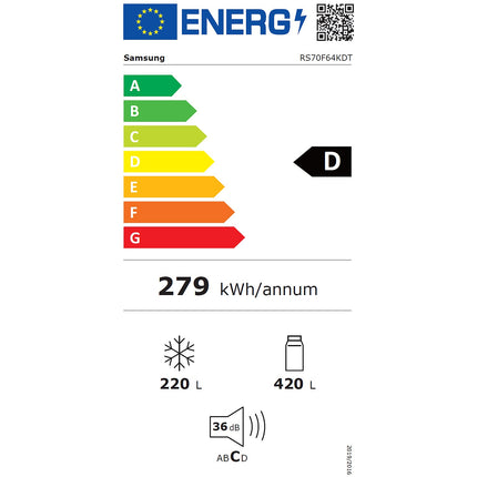 Réfrigérateur Américain SAMSUNG RS70F64KDT