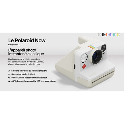 Appareil photo Instantané POLAROID Now Generation 3