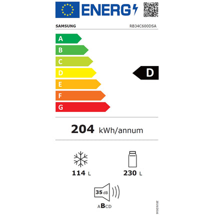 Réfrigérateur combiné SAMSUNG RB34C600EWW