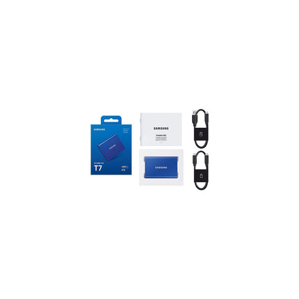 Disque dur SSD externe SAMSUNG Portable 1To T7 1To bleu indigo
