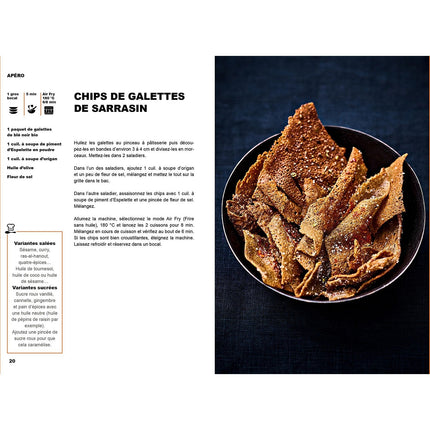 Livre de cuisine HACHETTE Ninja : Airfryer 50 recettes