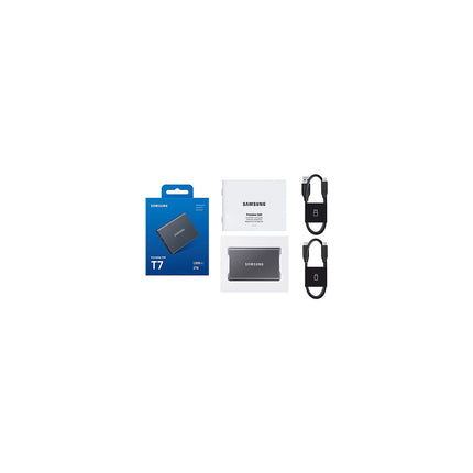 Disque dur SSD externe SAMSUNG Portable 1To T7 gris titane