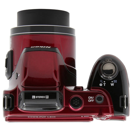 Appareil photo Bridge NIKON L810 rouge Reconditionné