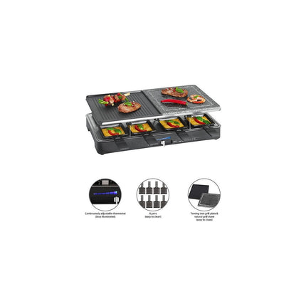 Raclette CLATRONIC RG3518-noir