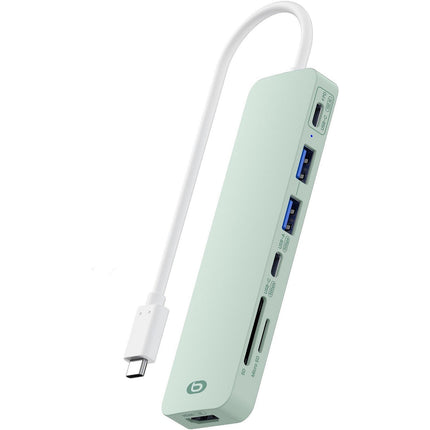 Hub ESSENTIELB 7 en 1 USB C Vert