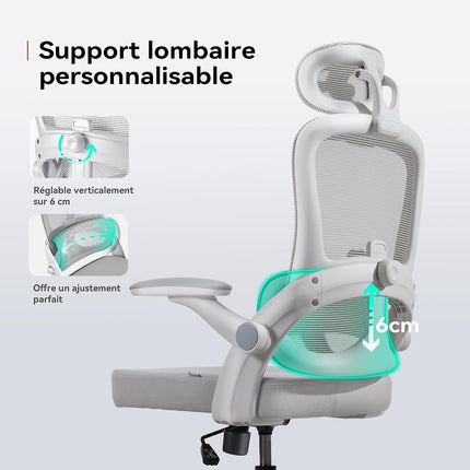 Fauteuil ergonomique SIHOO M102C chaise ergonomique blanc