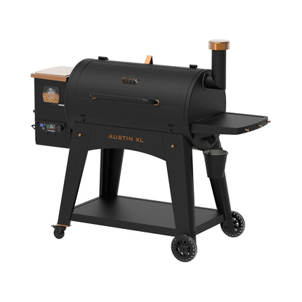 Barbecue pellet PITBOSS ONYX AUSTIN, sur chariot,de 82 à 260 °, surface de cuisson 90 x 50 cm