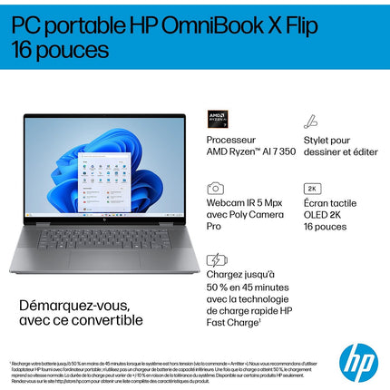 PC Hybride HP OmniBook X Flip 16-ar0005nf