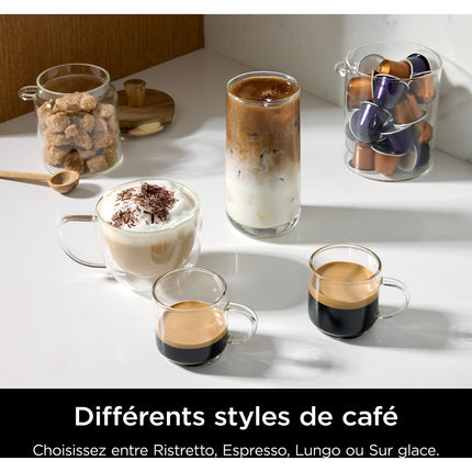 Cafetière filtre et capsules NINJA avec mousseur intégré CFN803EU