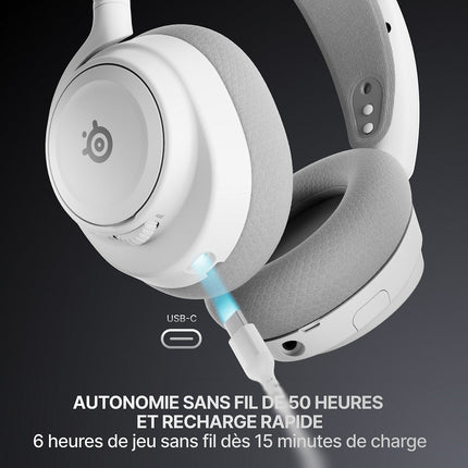 Casque gamer STEELSERIES Arctis Nova 7 Gen 2 Blanc