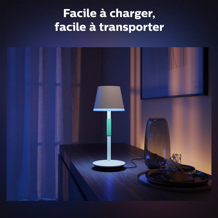 Lampe connectée PHILIPS HUE GO Noir White&Color Ambiance