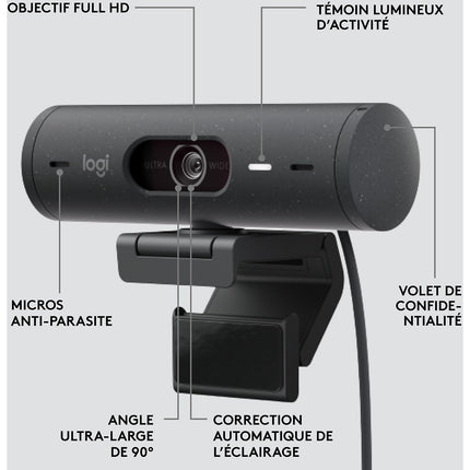 Webcam LOGITECH Brio 500 HD