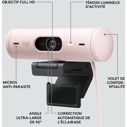 Webcam LOGITECH Brio 500 HD