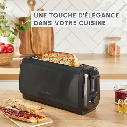 Grille-pain MOULINEX LS5S08E0 Subito Noir - Longue fente