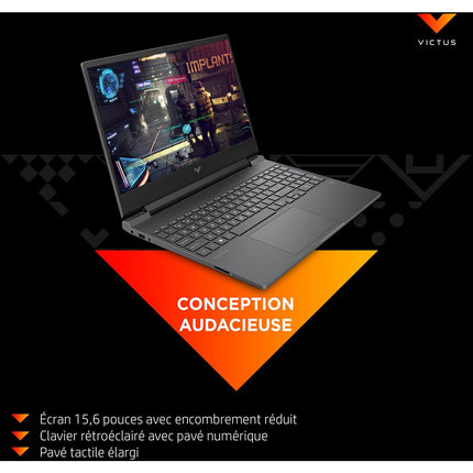 PC Gamer HP Victus 15,6" FHD 144Hz AMD Ryzen AI 5 340 Nvidia GeForce RTX 5060 16 Go RAM DDR5 SSD 512 Go Copilot+