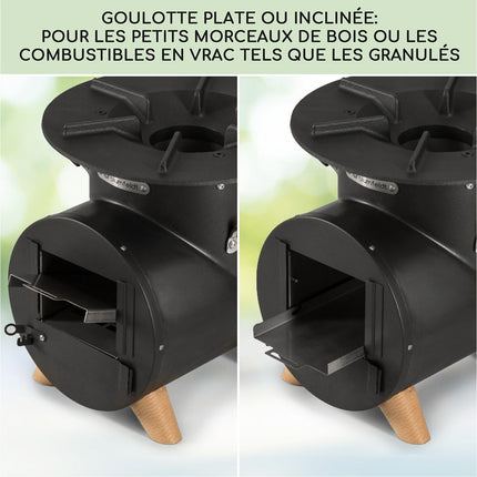 Brasero BLUMFELDT Oshima Réchaud camping en acier noir