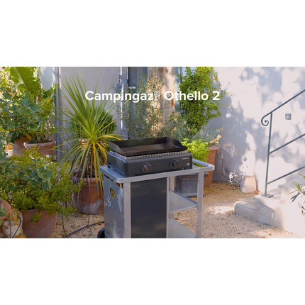 Plancha gaz CAMPINGAZ OTHELLO 2 à poser, 58x36 cm