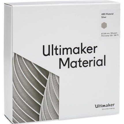 Filament 3D ULTIMAKER ABS Argent 2.85mm