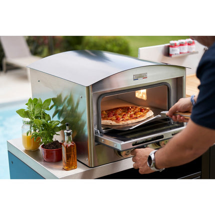 Four à pizza électrique LE MARQUIER Signature 450 inox pizza 30 cm, jusqu'à 450°C