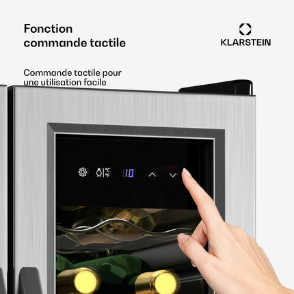 Cave à vin polyvalente KLARSTEIN Vinamour 2 zones tactile UV