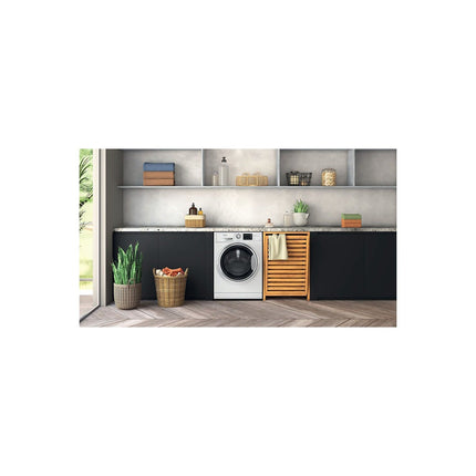 Lave linge séchant hublot encastrable HOTPOINT NDBD107489WSAFR