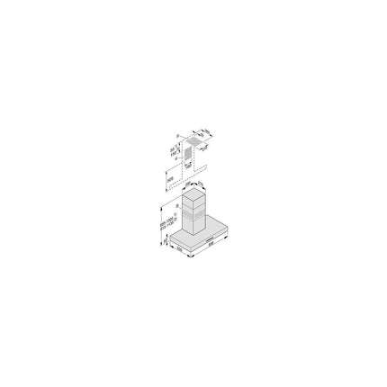 Hotte décorative murale MIELE PUR 98 W masw
