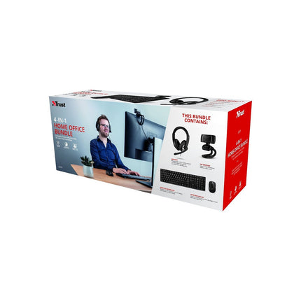 Pack TRUST Qoby 4-in-1 Home Office Set