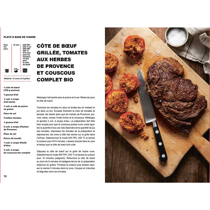 Livre de cuisine HACHETTE Airfryer Ninja - Recettes Express 50 rec