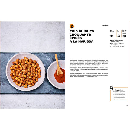 Livre de cuisine HACHETTE Ninja - Airfryer + de 150 recettes