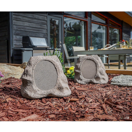 Enceinte extérieure VICTROLA SOLAIRE STEREO ROCK STONE