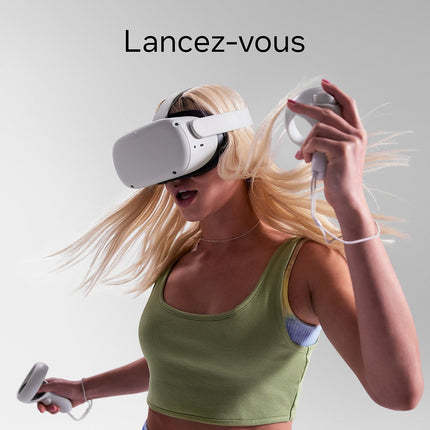 Casque de réalité virtuelle META Quest 2 256GB Reconditionné