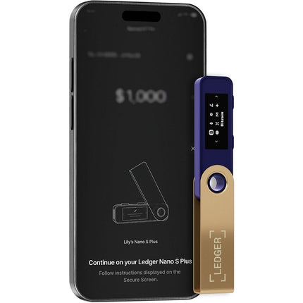 Crypto wallet LEDGER Nano S Plus Fuchsia Cendré