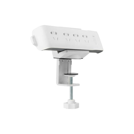 Range câble KIMEX Support de table pour multiprise, blanc