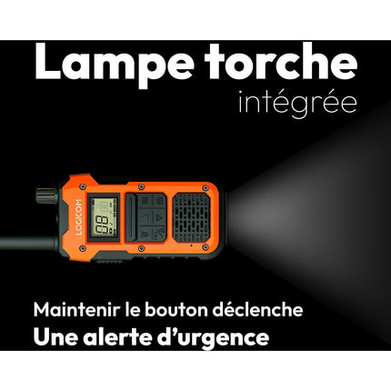 Talkie walkie LOGICOM Talkie Walkie Extreme Orange