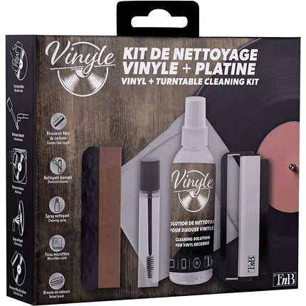 Kit de nettoyage TNB 5 en 1 pour disques et platines vinyles
