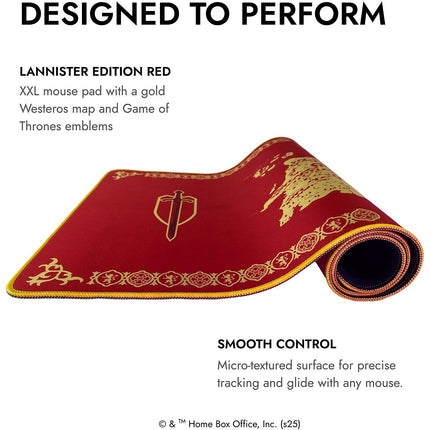Tapis de souris LEXIP GAME OF THRONES LANNISTER XXL