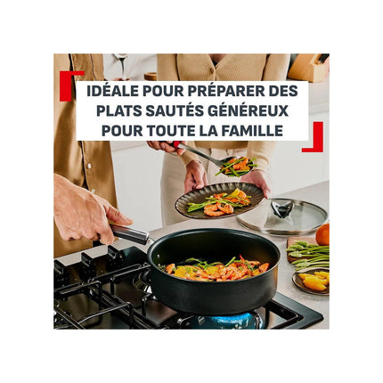 Sauteuse TEFAL 24cm Excellence + avec couvercle