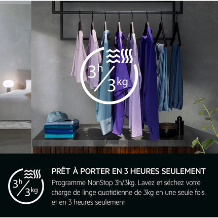 Lave linge séchant hublot AEG LWR98B166X