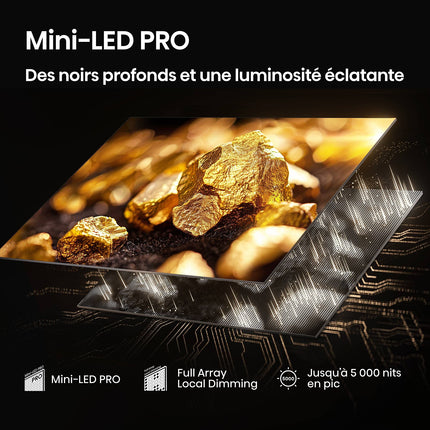 TV Mini LED HISENSE 55U7Q PRO 2025 (139cm)