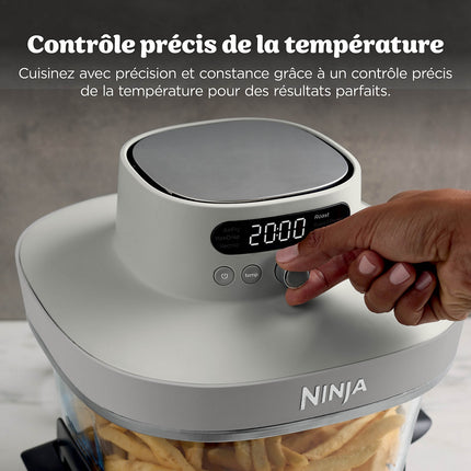 Friteuse sans huile NINJA CRISPi PRO 7-en1, 2 récipients en verre de 5.7 et 2.3L, AS101EULG