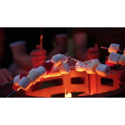 Brasero BARBECOOK Jules avec cendrier en acier corten BC-W