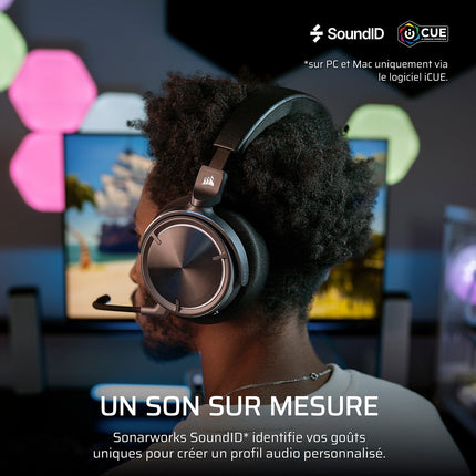 Casque gamer CORSAIR VIRTUOSO MAX WIRELESS Carbon