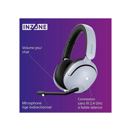 Casque gamer SONY H5 Blanc