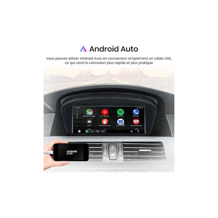 Autoradio connecté JUNSUN pour BMW E60 E90-E93 CCC system Carplay