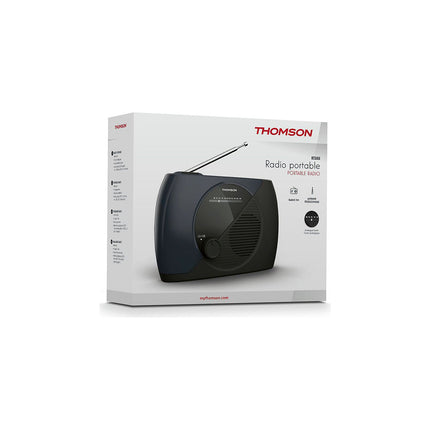 Radio FM THOMSON Radio FM portable RT350 bleue et noire
