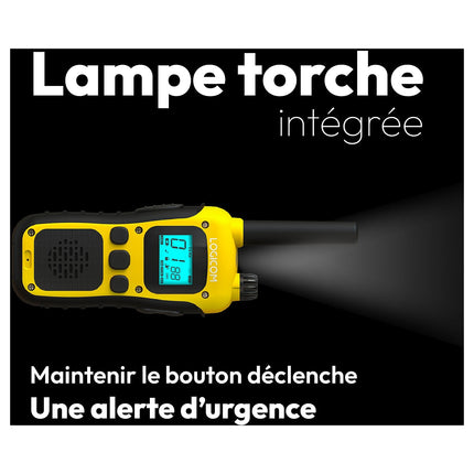 Talkie walkie LOGICOM Talkie Walkie Adventure Jaune
